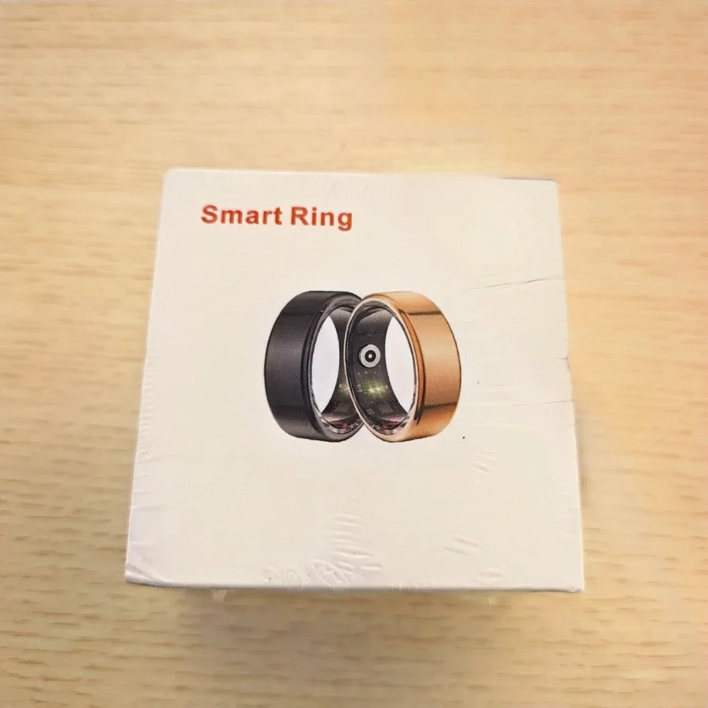 UNBRANDED Unisex Smart Ring Size 10 Gold Health Fitness‎ Heart Rate Tracker NEW